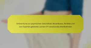 Online-Kurse zur psychischen Gesundheit: Bezahlbares, flexibles und von Experten geleitetes Lernen für emotionales Wohlbefinden